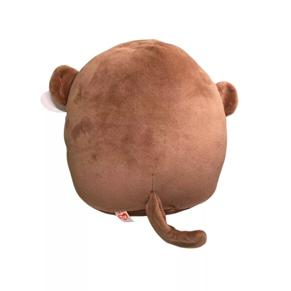 TY Squish A Boos - Dunston The Brown Monkey 8" Soft Stuffed Kids Plush NWT NEW - Picture 3 of 12